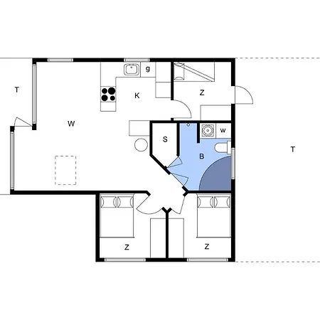 Sl117-slagelse-egebaekvej-6 Сasa de vacaciones *